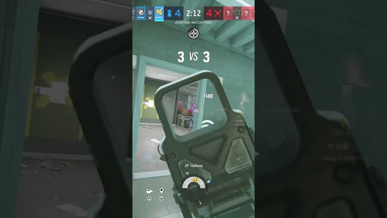 Quick 3K To Win On MATCH POINT R6 Siege Clips Fyp Rainbow Siegex