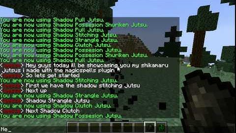 Minecraft Naruto Jutsus: Shikamaru Nara