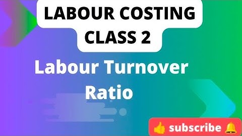 Labour Costing # Labour Turnover Rate#Separation ,Replacement ,Flux Method@smartcommerceacademy4519