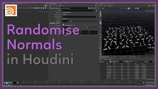 #65 Randomise Normals in Houdini