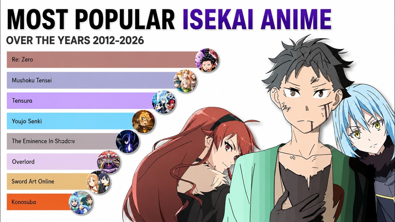 Most Popular Isekai Anime Over The Years | 2012 To 2026