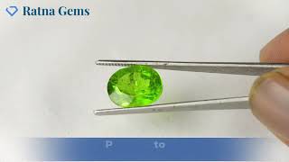 Product Video for: Peridot Stone 7.35 Carat (8.08 Ratti)
