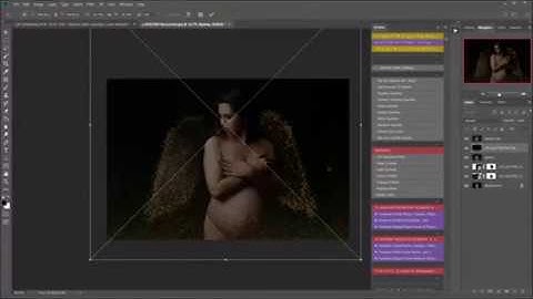 Glittery Angel Wings in Photoshop