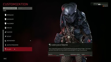 THE HIDDEN STATS OF ALL PREDATOR CLASSES SO FAR ON PREDATOR: HUNTING GROUNDS FEBRUARY/2023
