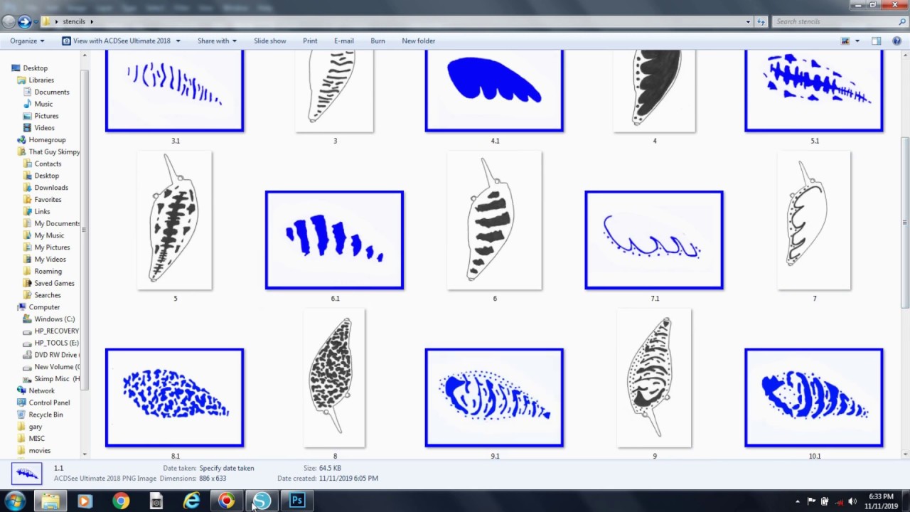 How To Make Custom Crankbait Stencils With A Cameo -  That Guy Skimpy