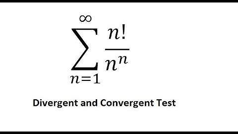 Calculus Help: Divergent and Convergent Test: Root test: ∑_(n=1)^∞ n!/n^n