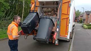 Dennis Elite + Olympus Bin Lorry on NonRecyclable Waste, ZFZ