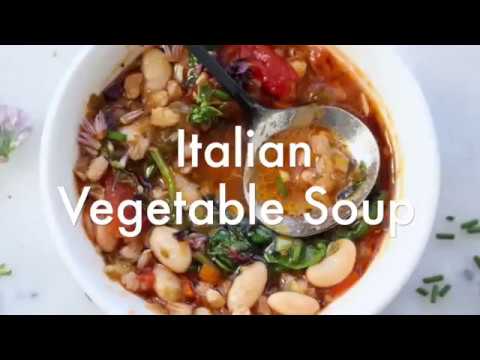 Italian Vegetable Soup Video
