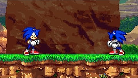 SSF2 Mod Battle: Sonic Vs Sonic Reversal