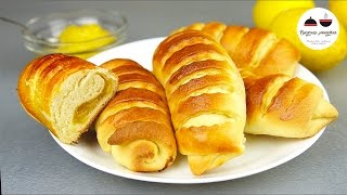 БУЛОЧКИ с заварным лимонным кремом Rolls With Lemon Cream