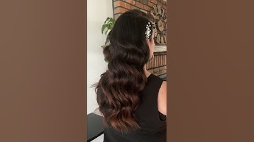 HOLLYWOOD WAVES - bridal hair tutorial.