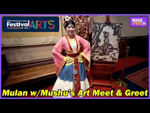 Mulan Meet and Greet with Mushu’s Art at EPCOT International Festival of the Arts 2026