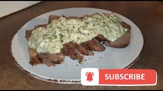 لسان بقر مع صوص جريبيتش??langue de bœuf sauce gribiche