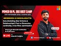 Session 4: Data Modelling (Star Schema &amp; Relationships) | Fact vs Dimension,  Model optimization |