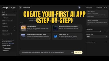 How to Create an App in Google AI Studio (Step-by-Step Tutorial for Beginners 2025)