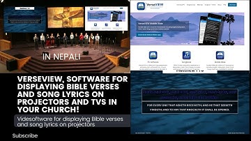 How to Use VerseView for Displaying Bible Verses and Songs on Projectors & TVs In Nepali