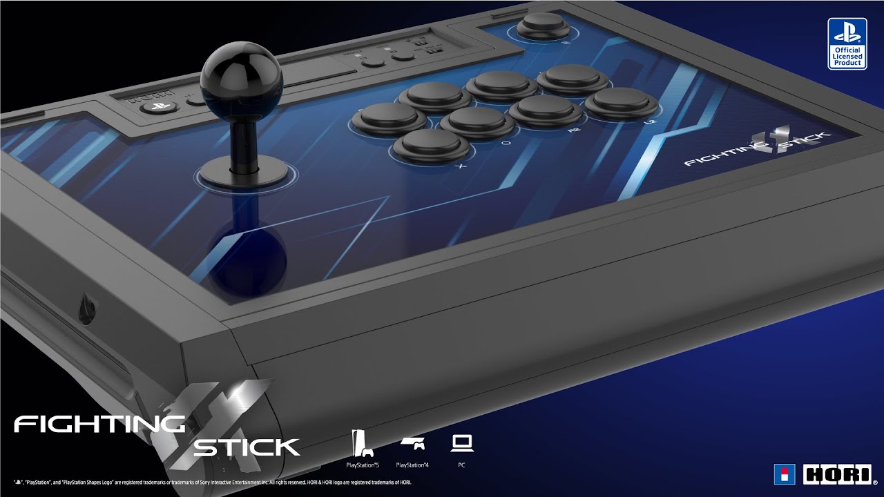 HORI Fighting Stick Alpha for PlayStation 5 - Street Fighter 6 Edition