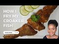 Croaker fish coated in pepper sauce  fishrecipe