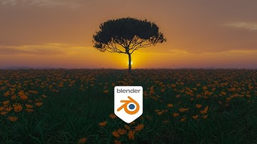 How To Create This Scene Using The Botaniq Add On | Blender Tutorial