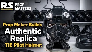 Prop Maker Builds Authentic Replica Movie TIE Pilot Helmet : RS Prop Masters