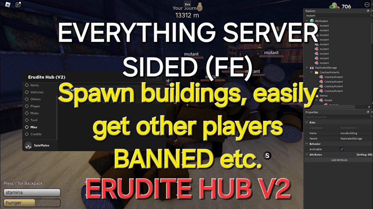 The most game breaking script (spawn buildings/gain full control over ...