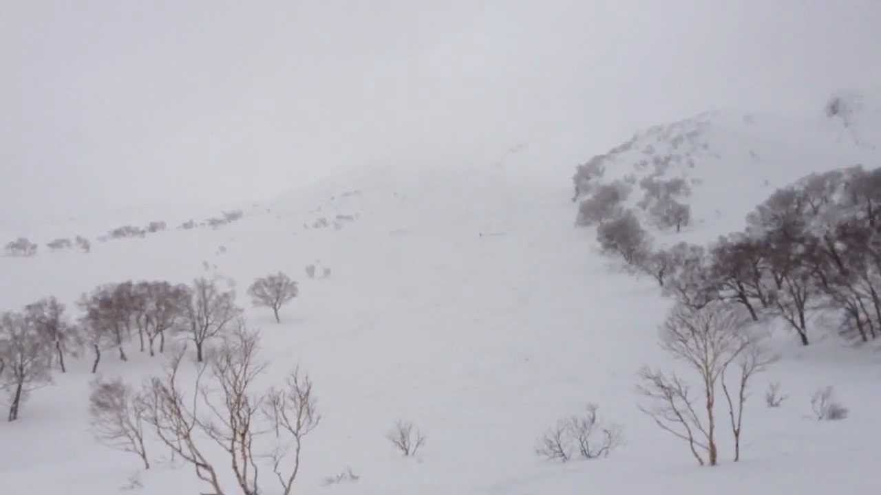 羊蹄山テラスの沢 2012/3/23 羊蹄山天氣