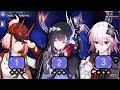 New Engame Anomaly Arbitration Knight 1,2,3 Full 3 Stars | E0S1 Rappa, E0S0 Hysilens, E2S1 Castorice