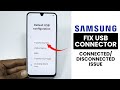 How Fix USB Connector Connected/Disconnected Issue on Any Samsung Phone