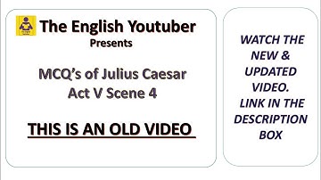MCQ Julius Caesar| Overview and MCQ |ICSE X| Grade 10| Multiple choice questions