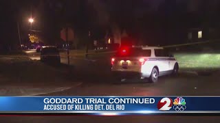 Trial continued for man accused of killing Det. Del Rio