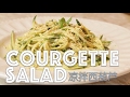 How to make courgette salad 凉拌西葫芦