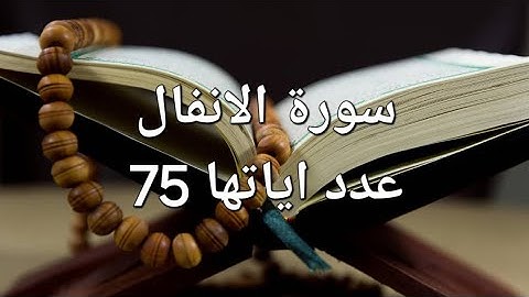 سورة الأنفال | تلاوة خاشعة تهز القلوب بصوت هادئ ومؤثر 💚