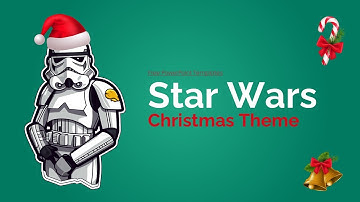 Star Wars Christmas PowerPoint Template & Google Slides Theme by GreatPPT