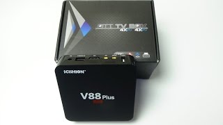 Обзор V88 plus Android tv box 4k RK3229, 2GB RAM, 8GB ROM, Bluetooth 4.0