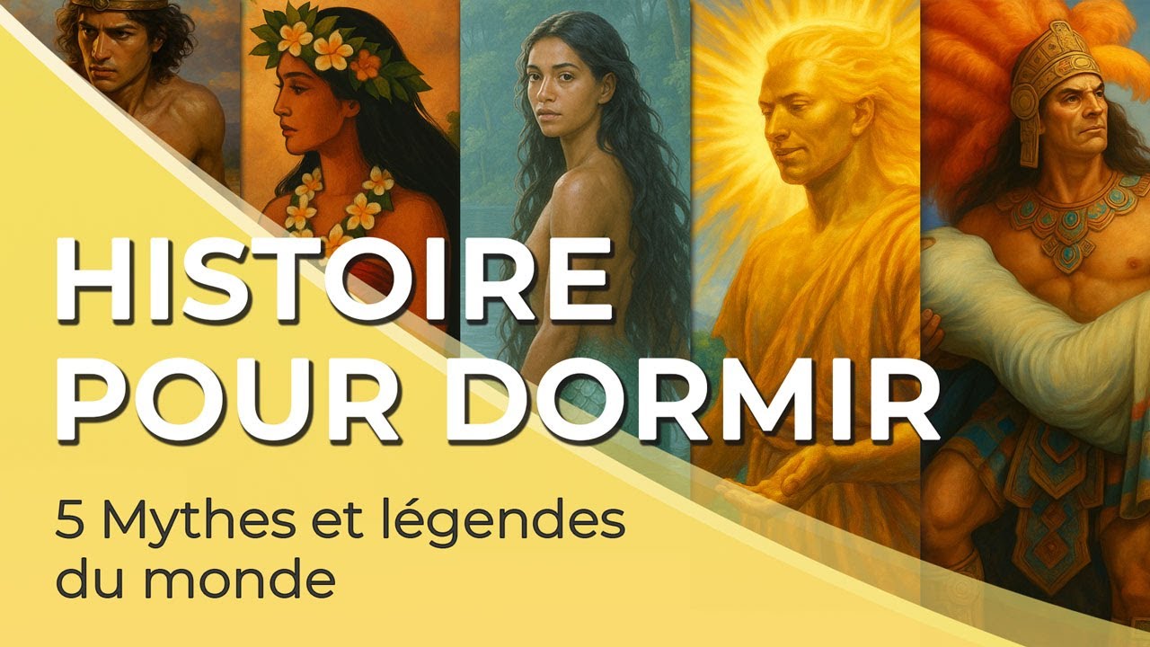 5 Mythes et légendes du Monde pour Dormir 📜💤 | 40 min | Voix homme