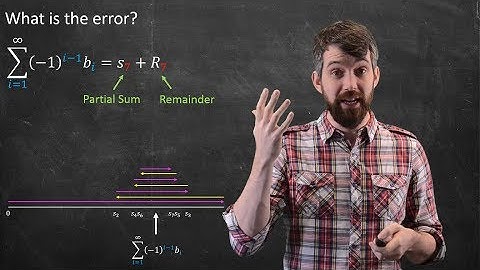 Alternating Series | Estimating the Remainder