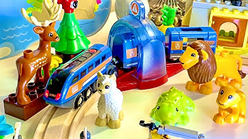 FUN TRAIN JOUNEY ON WOODEN TRAIN TRACK-BRIO 33972 Smart Tech Sound Action Tunnel Travel Set Unboxing