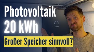 Solarstrom 2024: Was bringt ein großer Stromspeicher? Meine Erfahrung mit 20 kWh Speicher  im März