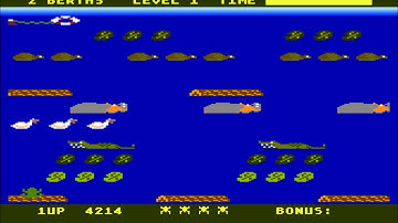Frogger II: ThreeeDeep! for the Atari 8-bit family