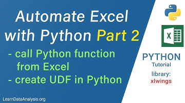 Automatiseer Excel met Python en xlwings Deel 2: Python-functie uitvoeren in Excel