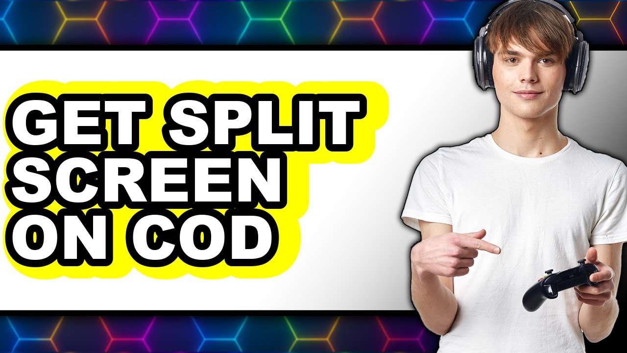 Cod End Round Screen How to Get Split Screen on Cod - Step by Step - YouTube