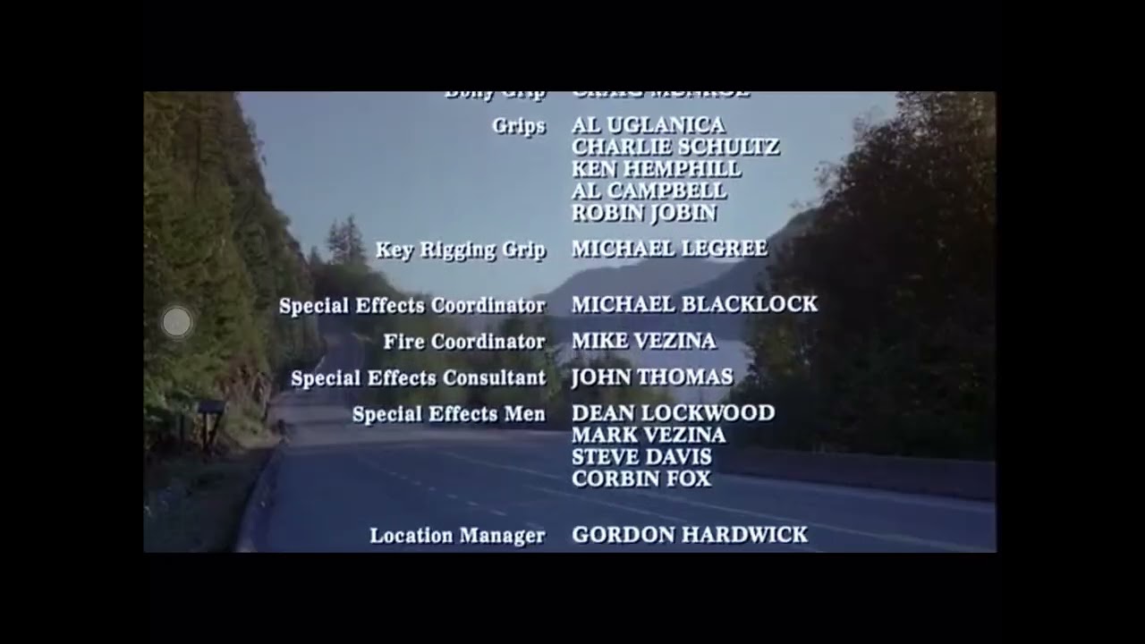 Crooked Hearts (1991) End Credits