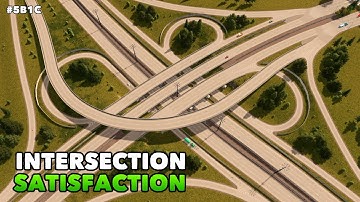 Building a 4-way Highway Interchange in 5B1C Cities: Skylines Multiplayer