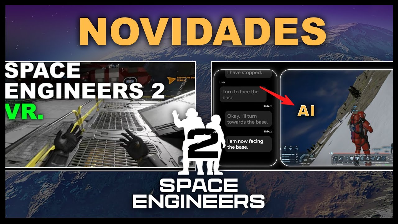 VR e AI NPC - PODCAST - SPACE ENGINEERS 2 - NOTICIAS E NOVIDADES - YouTube