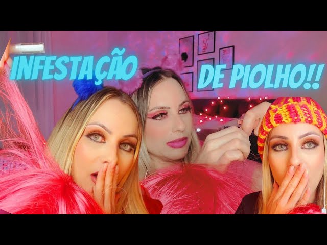 ASMR:Tirando MILHARES de PIOLHOS da sua CABEÇA-⚠️Cuidado para não  pegar 🐜🐜