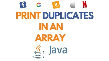 Leetcode 442 | Find duplicate elements in an array in Java