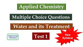 MCQ Test 1 Water and its treatment, Applied Chemistry screenshot 3