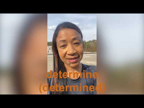 Kim Easy English-Learn English! determine (determined)-Definition & Sentence(Stone Mountain Park,GA)