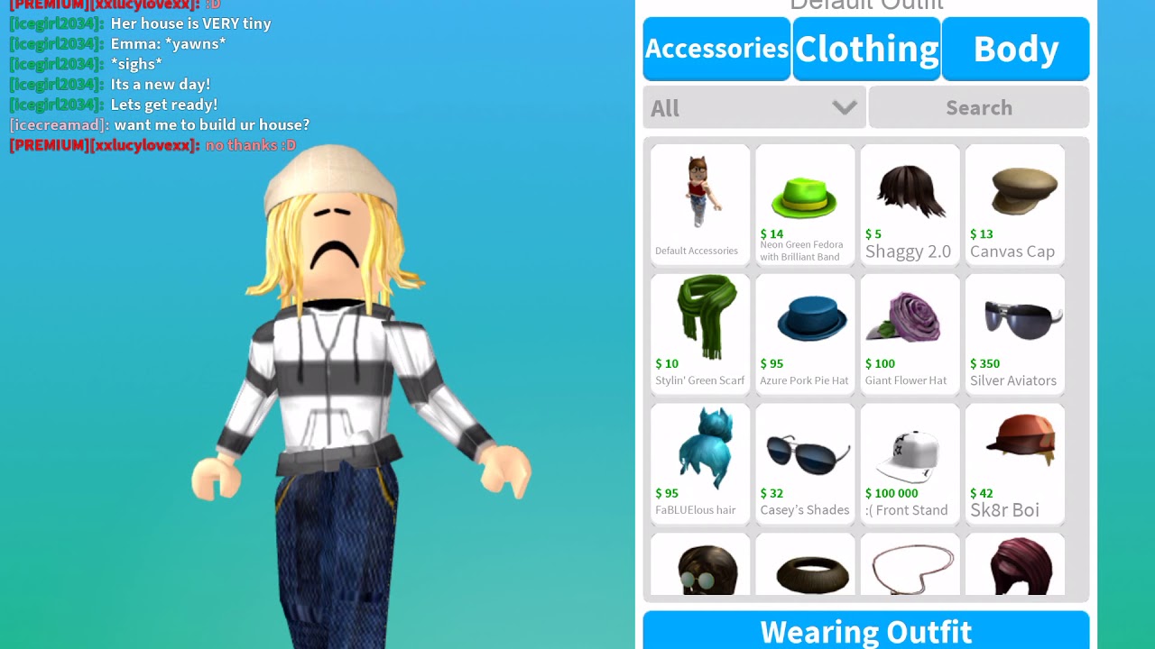 Living Life As A Poor Person Roblox Youtube - roblox sk8r hat