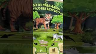 cakep banget guys, pop up book ekosistem hutan